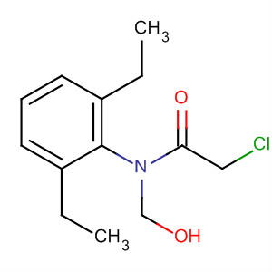 Molecular Structure of 100675-39-6 (Acetamide, 2-chloro-N-(2,6-diethylphenyl)-N-(hydroxymethyl)-)