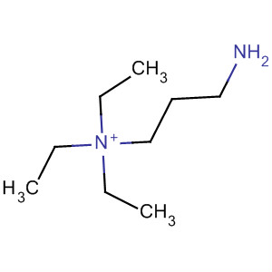 Molecular Structure of 109791-35-7 (1-Propanaminium, 3-amino-N,N,N-triethyl-)
