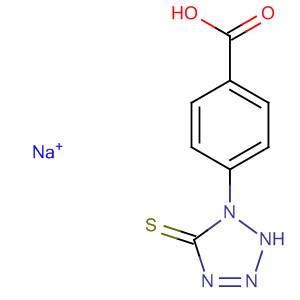 Molecular Structure of 110742-22-8 (Benzoic acid, 4-(2,5-dihydro-5-thioxo-1H-tetrazol-1-yl)-, monosodium
salt)