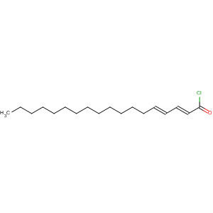 Molecular Structure of 111076-75-6 (2,4-Octadecadienoyl chloride, (E,E)-)