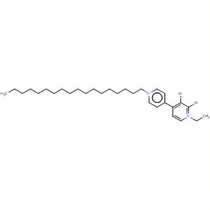 Molecular Structure of 114094-51-8 (4,4'-Bipyridinium, 1-ethyl-1'-octadecyl-, dibromide)