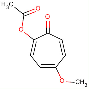 Molecular Structure of 115876-95-4 (2,4,6-Cycloheptatrien-1-one, 2-(acetyloxy)-5-methoxy-)