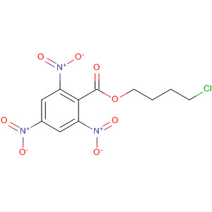Molecular Structure of 115902-61-9 (Benzoic acid, 2,4,6-trinitro-, 4-chlorobutyl ester)