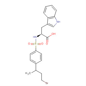 L-Tryptophan, N-[[4-(3-bromo-1-methylpropyl)phenyl]sulfonyl]-