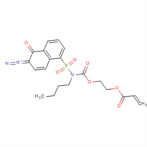 2-Propenoic acid, 2-[[[butyl[(6-diazo-5,6-dihydro-5-oxo-1-naphthalenyl)sulfonyl]amino]carb onyl]oxy]ethyl ester