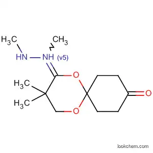 Molecular Structure of 121882-21-1 (1,5-Dioxaspiro[5.5]undecan-9-one, 3,3-dimethyl-, dimethylhydrazone)