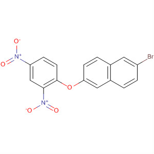 Molecular Structure of 122779-54-8 (Naphthalene, 2-bromo-6-(2,4-dinitrophenoxy)-)
