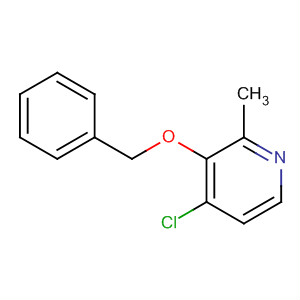 Pyridine, 4-chloro-2-methyl-3-(phenylmethoxy)-