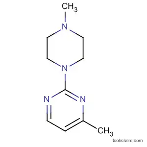Molecular Structure of 124863-74-7 (Pyrimidine, 4-methyl-2-(4-methyl-1-piperazinyl)-)