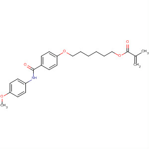 Molecular Structure of 124933-42-2 (2-Propenoic acid, 2-methyl-,
6-[4-[[(4-methoxyphenyl)amino]carbonyl]phenoxy]hexyl ester)