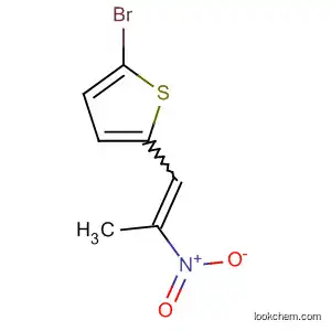 Molecular Structure of 124941-12-4 (Thiophene, 2-bromo-5-(2-nitro-1-propenyl)-)