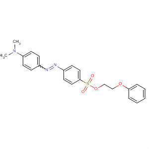 Molecular Structure of 125372-50-1 (Benzenesulfonic acid, 4-[[4-(dimethylamino)phenyl]azo]-,
2-phenoxyethyl ester)