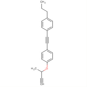 Molecular Structure of 128746-15-6 (Benzene, 1-[[4-(2-butynyloxy)phenyl]ethynyl]-4-propyl-)