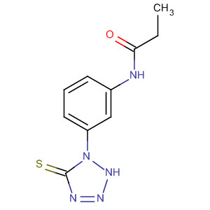 Molecular Structure of 128978-14-3 (Propanamide, N-[3-(2,5-dihydro-5-thioxo-1H-tetrazol-1-yl)phenyl]-)