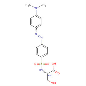 Molecular Structure of 130633-71-5 (DL-Serine, N-[[4-[[4-(dimethylamino)phenyl]azo]phenyl]sulfonyl]-)