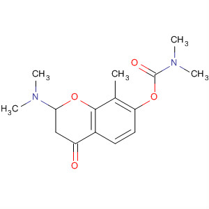 Molecular Structure of 130736-26-4 (Carbamic acid, dimethyl-,
2-(dimethylamino)-8-methyl-4-oxo-4H-1-benzopyran-7-yl ester)