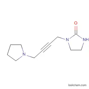 Molecular Structure of 131422-31-6 (2-Imidazolidinone, 1-[4-(1-pyrrolidinyl)-2-butynyl]-)