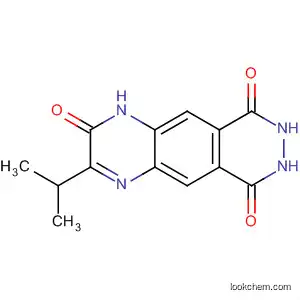 Molecular Structure of 132757-80-3 (Pyridazino[4,5-g]quinoxaline-2,6,9(1H)-trione,
7,8-dihydro-3-(1-methylethyl)-)