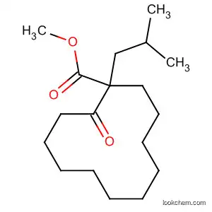 Molecular Structure of 133205-68-2 (Cyclododecanecarboxylic acid, 1-(2-methylpropyl)-2-oxo-, methyl ester)