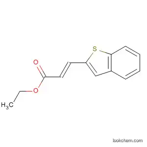 Molecular Structure of 133280-03-2 (2-Propenoic acid, 3-benzo[b]thien-2-yl-, ethyl ester, (E)-)