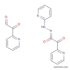 Molecular Structure of 59158-22-4 (Ethanedione, di-2-pyridinyl-, mono(2-pyridinylhydrazone))