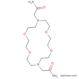 Molecular Structure of 72912-00-6 (1,4,10,13-Tetraoxa-7,16-diazacyclooctadecane-7,16-diacetamide)