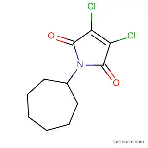 Molecular Structure of 74121-47-4 (1H-Pyrrole-2,5-dione, 3,4-dichloro-1-cycloheptyl-)