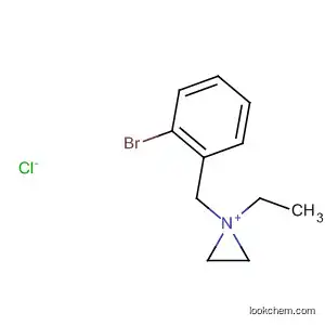 Molecular Structure of 75239-77-9 (Aziridinium, 1-[(2-bromophenyl)methyl]-1-ethyl-, chloride)
