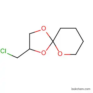 Molecular Structure of 78076-48-9 (1,4,6-Trioxaspiro[4.5]decane, 2-(chloromethyl)-)