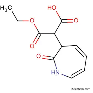 Molecular Structure of 887-69-4 (Propanedioic acid, (hexahydro-2-oxo-1H-azepin-3-yl)-, monoethyl ester)