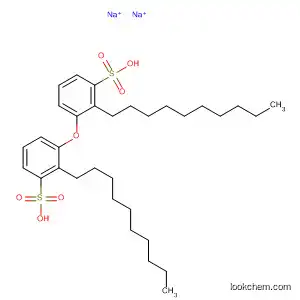 Molecular Structure of 99825-29-3 (Benzenesulfonic acid, oxybis[decyl-, disodium salt)