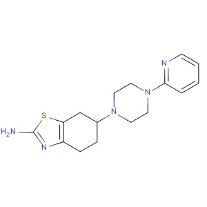 Molecular Structure of 134135-80-1 (2-Benzothiazolamine,
4,5,6,7-tetrahydro-6-[4-(2-pyridinyl)-1-piperazinyl]-, (R)-)