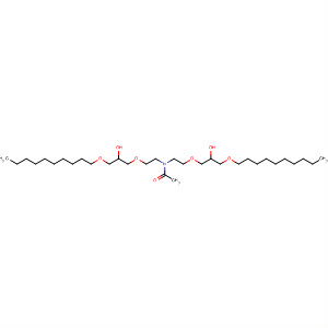 Molecular Structure of 135949-22-3 (Acetamide, N,N-bis[2-[3-(decyloxy)-2-hydroxypropoxy]ethyl]-)