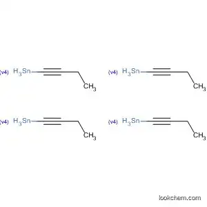 Molecular Structure of 135989-68-3 (Stannane, tetra-1-butynyl-)