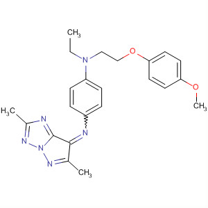 1,4-Benzenediamine, N'-(2,6-dimethyl-7H-pyrazolo[1,5-b][1,2,4]triazol-7-ylidene)-N-ethyl-N-[2 -(4-methoxyphenoxy)ethyl]-
