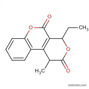 2H,5H-Pyrano[3,4-c][1]benzopyran-2,5-dione,
4-ethyl-1,4-dihydro-1-methyl-