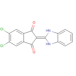 Molecular Structure of 136953-24-7 (1H-Indene-1,3(2H)-dione,
5,6-dichloro-2-(1,3-dihydro-2H-benzimidazol-2-ylidene)-)