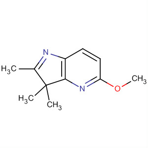 Molecular Structure of 137015-71-5 (3H-Pyrrolo[3,2-b]pyridine, 5-methoxy-2,3,3-trimethyl-)