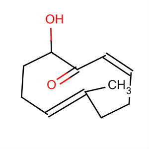 Molecular Structure of 137031-59-5 (2,6-Cyclodecadien-1-one, 10-hydroxy-6-methyl-, (Z,E)-)