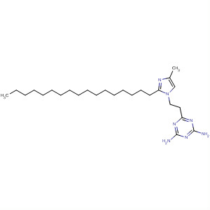 Molecular Structure of 137079-53-9 (1,3,5-Triazine-2,4-diamine,
6-[2-(2-heptadecyl-4-methyl-1H-imidazol-1-yl)ethyl]-)