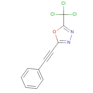 1,3,4-Oxadiazole, 2-(phenylethynyl)-5-(trichloromethyl)-
