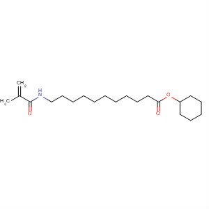 Undecanoic acid, 11-[(2-methyl-1-oxo-2-propenyl)amino]-, cyclohexyl ester