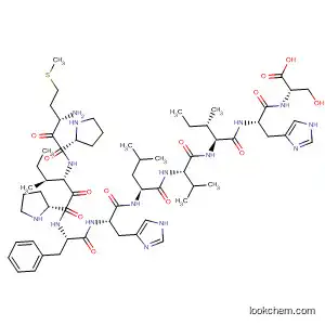 Molecular Structure of 137889-81-7 (L-Serine,
N-[N-[N-[N-[N-[N-[N-[1-[N-(1-L-methionyl-L-prolyl)-L-isoleucyl]-L-prolyl]-L-
phenylalanyl]-L-histidyl]-L-leucyl]-L-valyl]-L-isoleucyl]-L-histidyl]-)