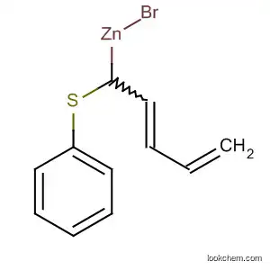 Molecular Structure of 137905-38-5 (Zinc, bromo[1-(phenylthio)-2,4-pentadienyl]-)