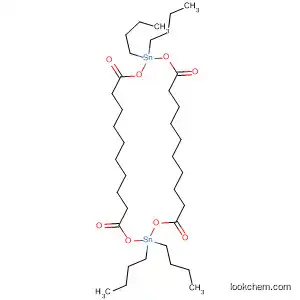 Molecular Structure of 137933-28-9 (1,3,14,16-Tetraoxa-2,15-distannacyclohexacosane-4,13,17,26-tetrone,
2,2,15,15-tetrabutyl-)