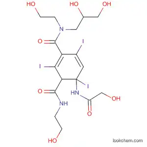 Molecular Structure of 138047-05-9 (1,3-Benzenedicarboxamide,
N-(2,3-dihydroxypropyl)-4-[(hydroxyacetyl)amino]-N,N'-bis(2-hydroxyeth
yl)-2,4,6-triiodo-)