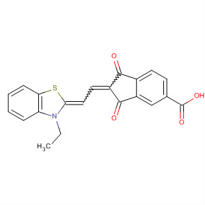 1H-Indene-5-carboxylic acid, 2-[(3-ethyl-2(3H)-benzothiazolylidene)ethylidene]-2,3-dihydro-1,3-dioxo-