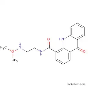 Molecular Structure of 138530-93-5 (4-Acridinecarboxamide,
N-[2-(dimethyloxidoamino)ethyl]-9,10-dihydro-9-oxo-)