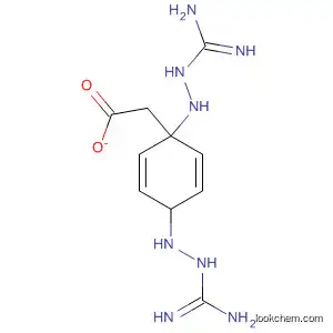 Molecular Structure of 138570-08-8 (Hydrazinecarboximidamide,
2,2'-(2,5-cyclohexadiene-1,4-diylidene)bis-, acetate)