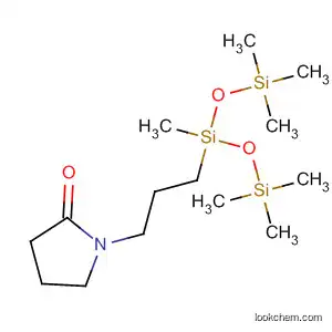 Molecular Structure of 138579-60-9 (2-Pyrrolidinone,
1-[3-[1,3,3,3-tetramethyl-1-[(trimethylsilyl)oxy]disiloxanyl]propyl]-)